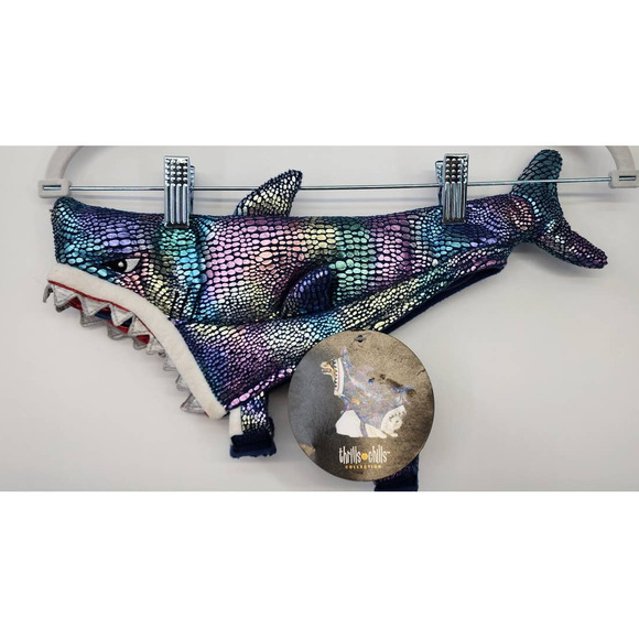 NWT Thrills & Chills Pet‎ Cat / Dog Shark Costume XS - Picture 1 of 7